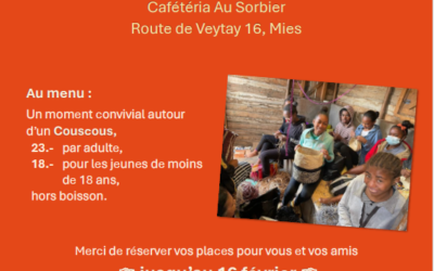 Repas de soutien, Vendredi 23.02.2024
